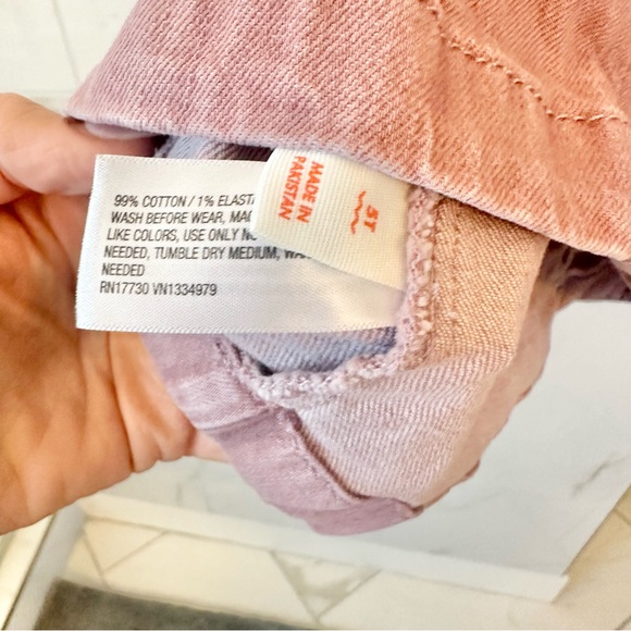 Cat & Jack Pink Denim Overall Dress - Picture 3 of 4